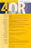 4OR-A Quarterly Journal of Operations Research