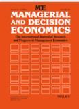 MANAGERIAL AND DECISION ECONOMICS